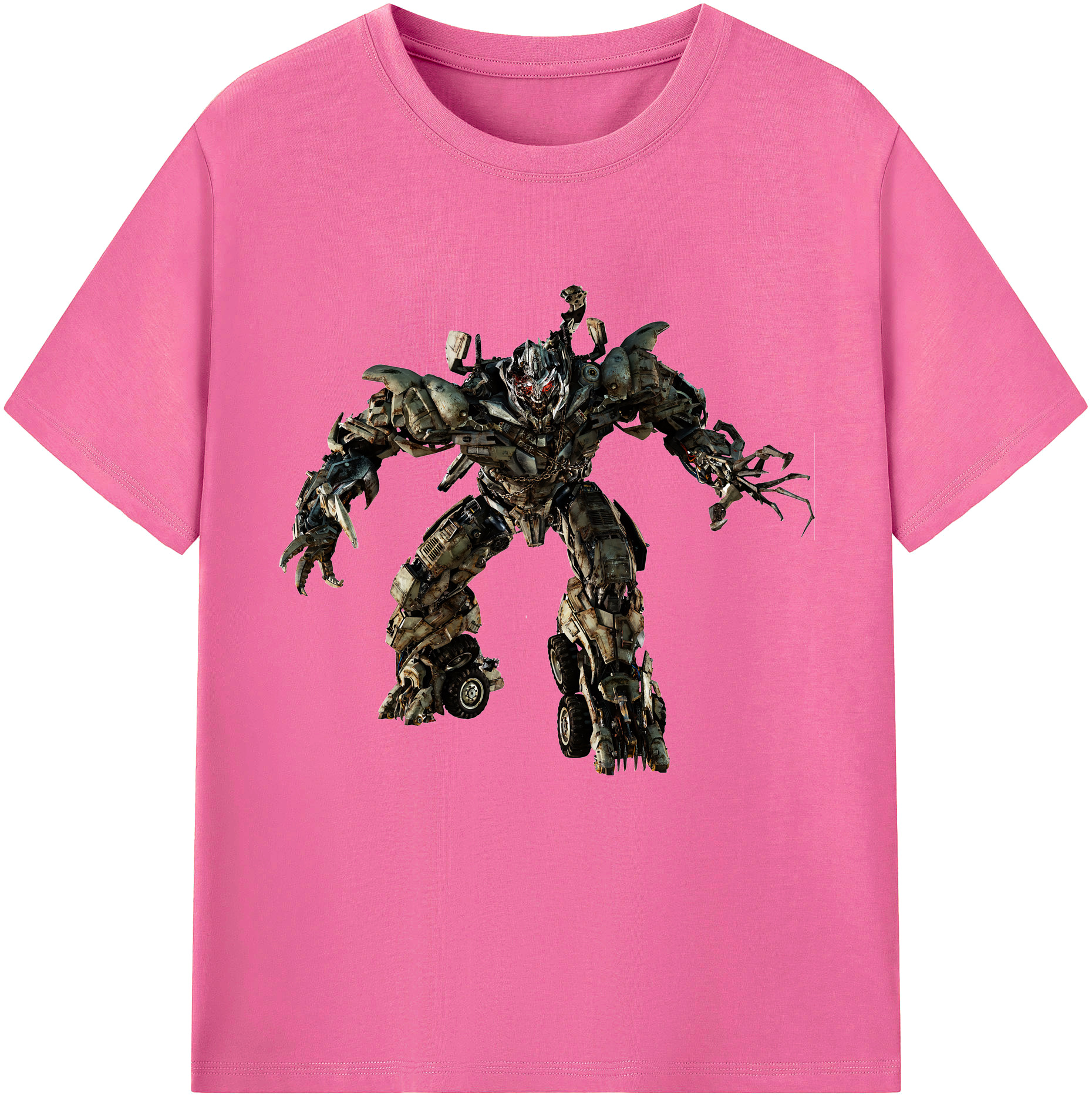 （画像用） Transformers トランスフォーマー レディースカジュアルプリントTシャツ（綿100％）